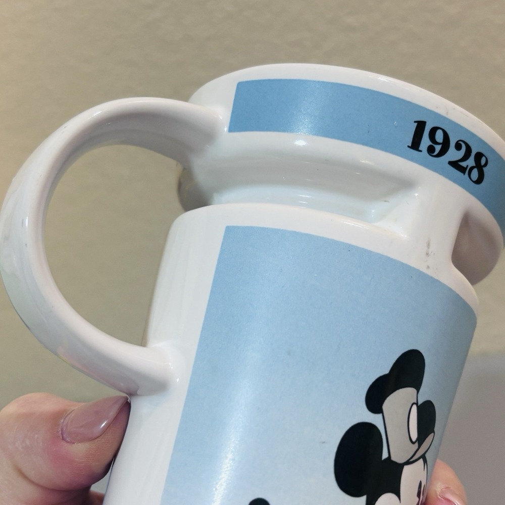 Walt Disney Mickey Mouse Through the Years 1928 to Today Ceramic Tea Coffee Mug - Picture 9 of 11